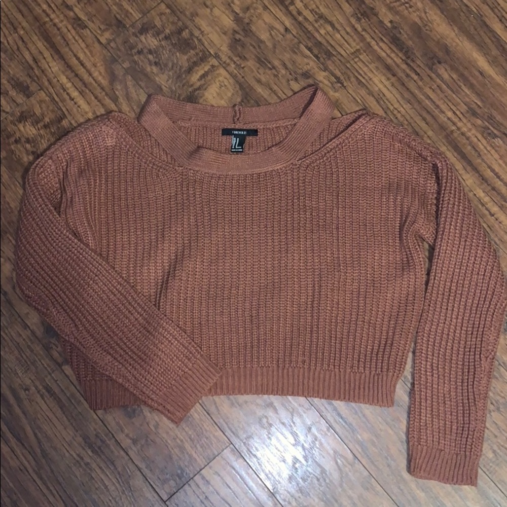 NEW Burnt Orange Knit Sweater